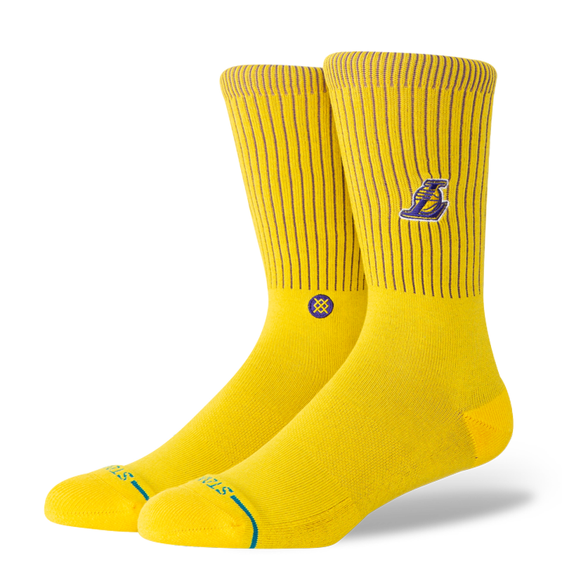 A556D25LBC | LAKERS BADGED CREW | GOLD | L image number 0