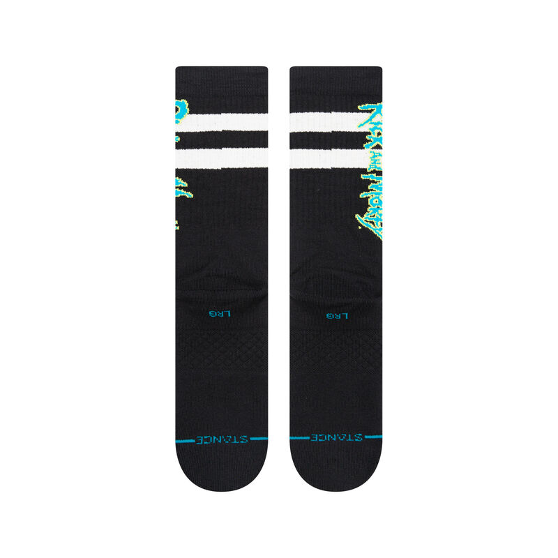 Rick and Morty X Stance Crew Socks image number 3