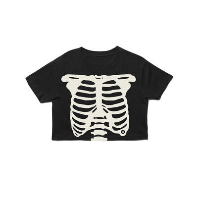 Womens' Skelevision Crop T-Shirt