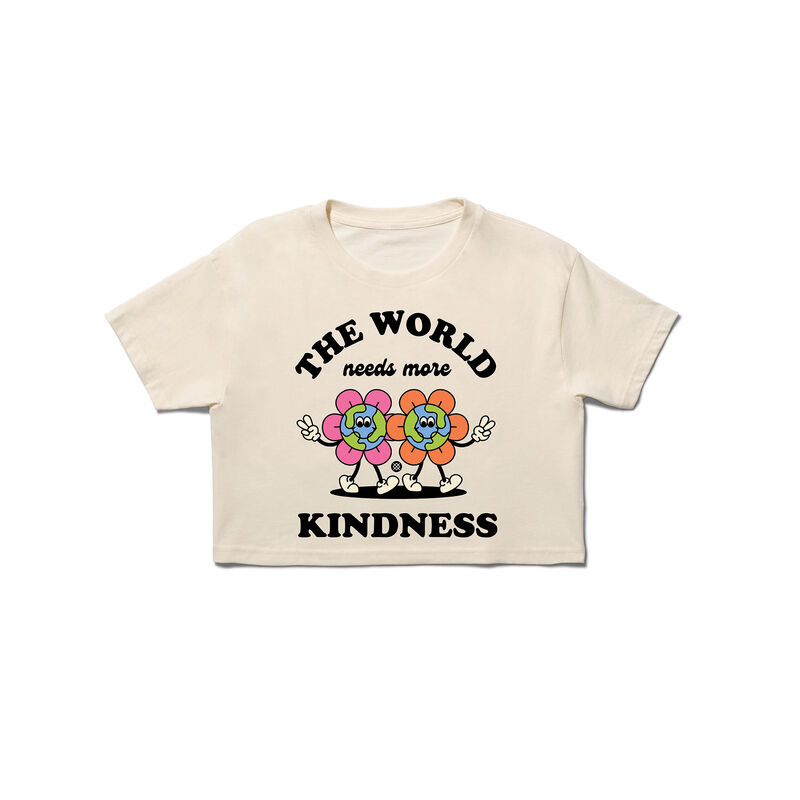 Women's Mindful Butterfly Crop T-Shirt image number 0