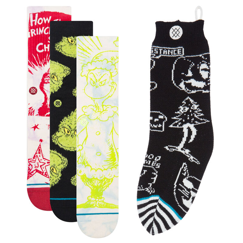 Grinch Socks Stocking Set image number 0