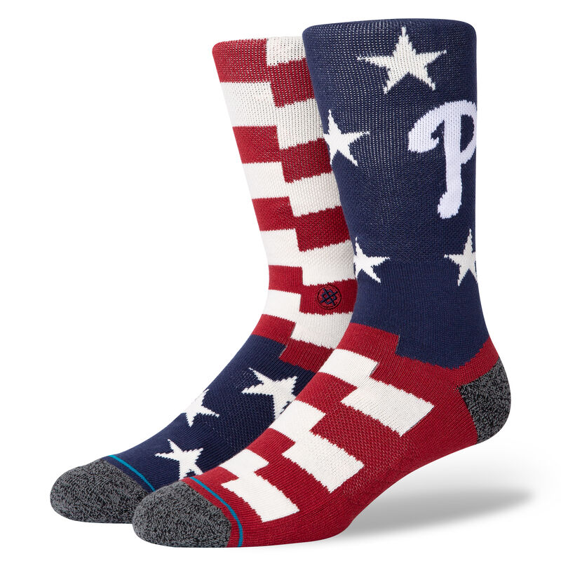 Philadelphia Phillies Brigade 2 Crew Socks