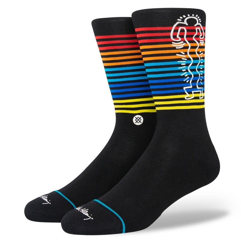 Keith Haring X Stance Crew Socks image number 0