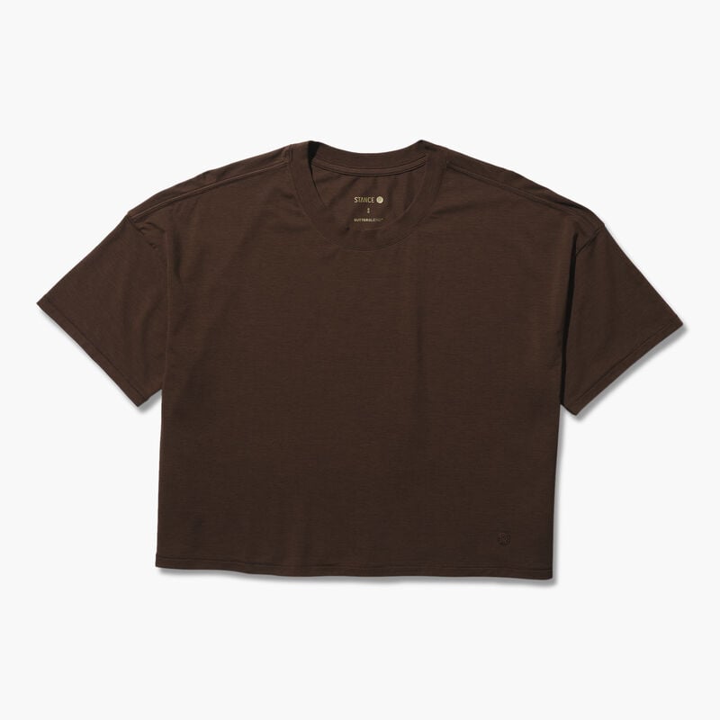 WAPPD22BSS | LAY LOW WMNS BOXY SS | BROWN | L image number 2
