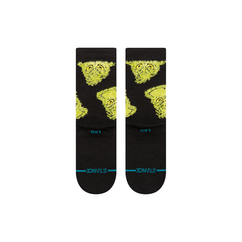 The Grinch X Stance Kids Mean One Who Cozy Poly Crew Socks image number 2