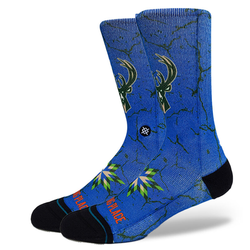 NBA X Stance 2023 City Edition Print Poly Crew Socks image number 0