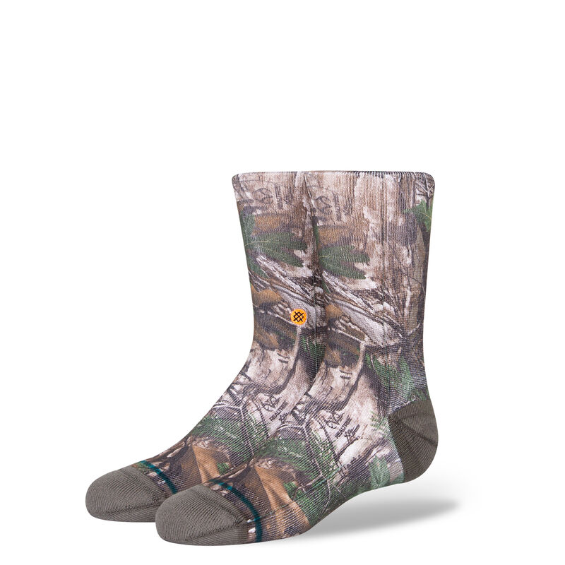 Realtree X Stance Kids Poly Crew Socks image number 0