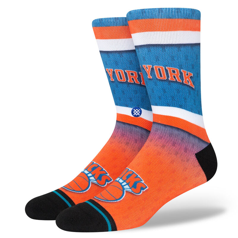 New York Knicks Fader Crew Socks
