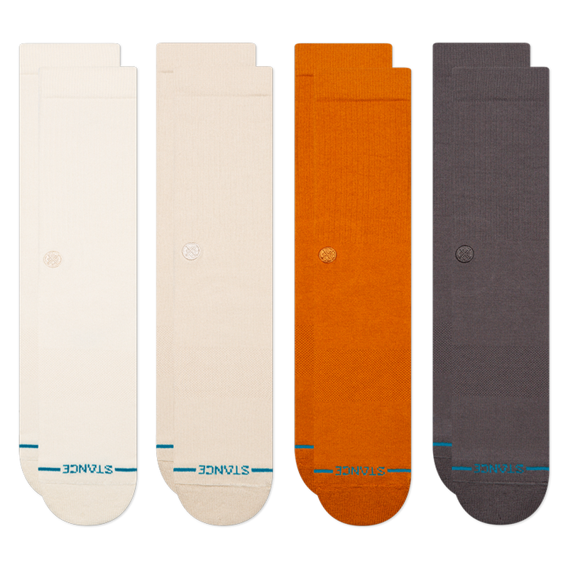 Icon Crew Socks 4 Pack