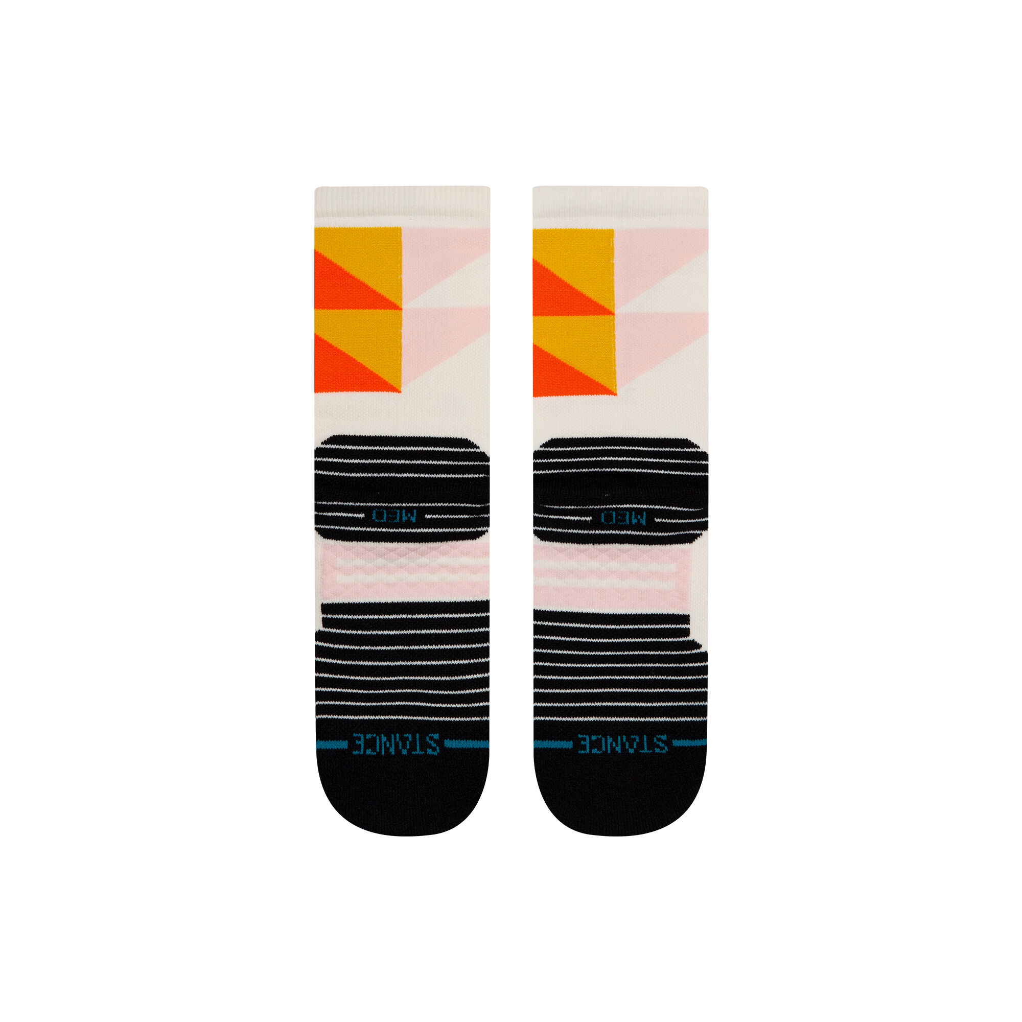Stance Socks Classic Crew Socks Athletic Costine Con Terry Loop Supporto Di Arco Tallone Rinforzato E Senza Soluzione Di Continuità Le Dita Dei Piedi Di Chiusura 