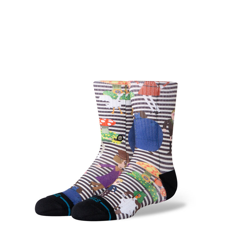 Willy Wonka By Jay Howell Kids Poly Crew Socks image number 0
