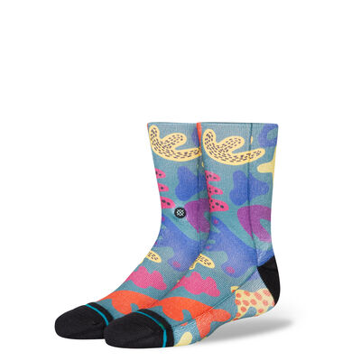 Abstract Shapes Kids Poly Crew Socks