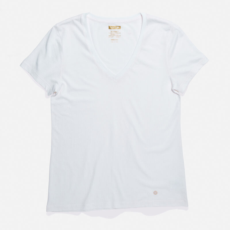 STANDARD VNECK T| W2VS1A20SV | WHITE | S image number 0