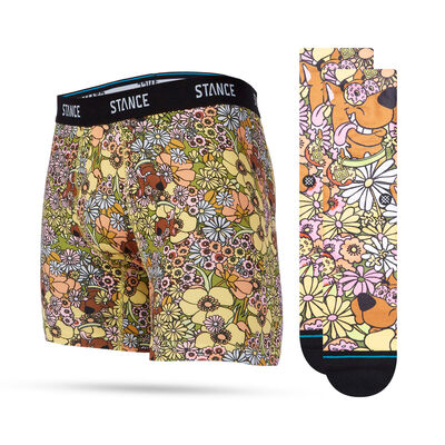 Scooby Doo X Stance Poly Boxer Brief & Crew Socks 2 Pack