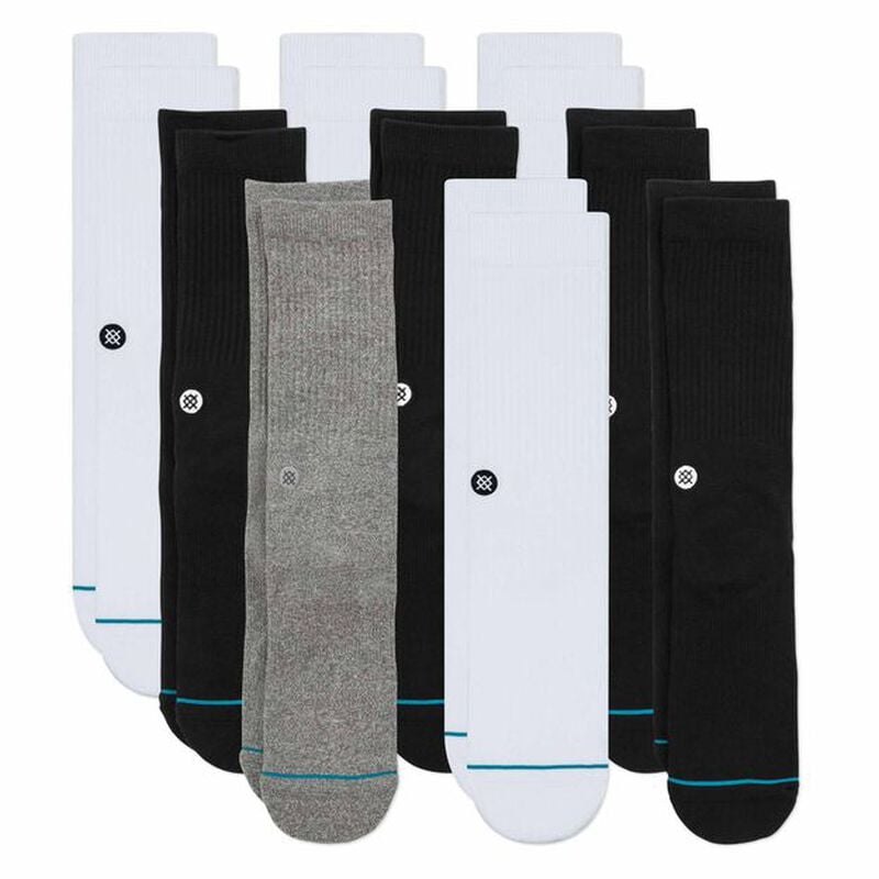 Icon Crew Socks 9 Pack image number 1