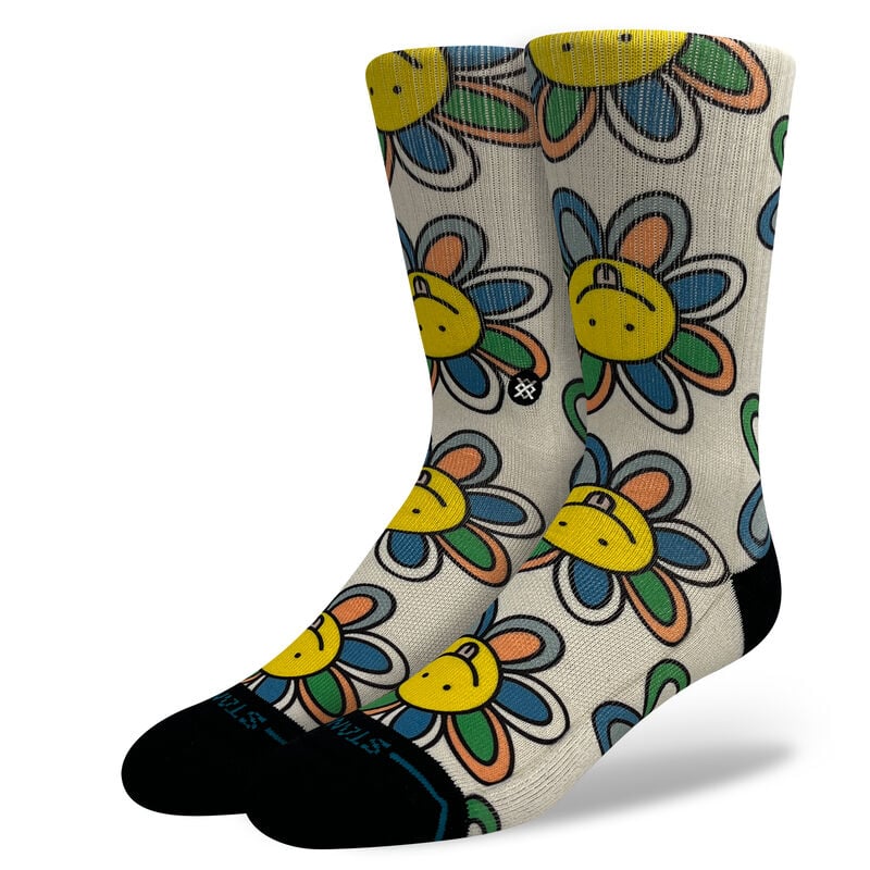 Floral Punch Poly Crew Socks