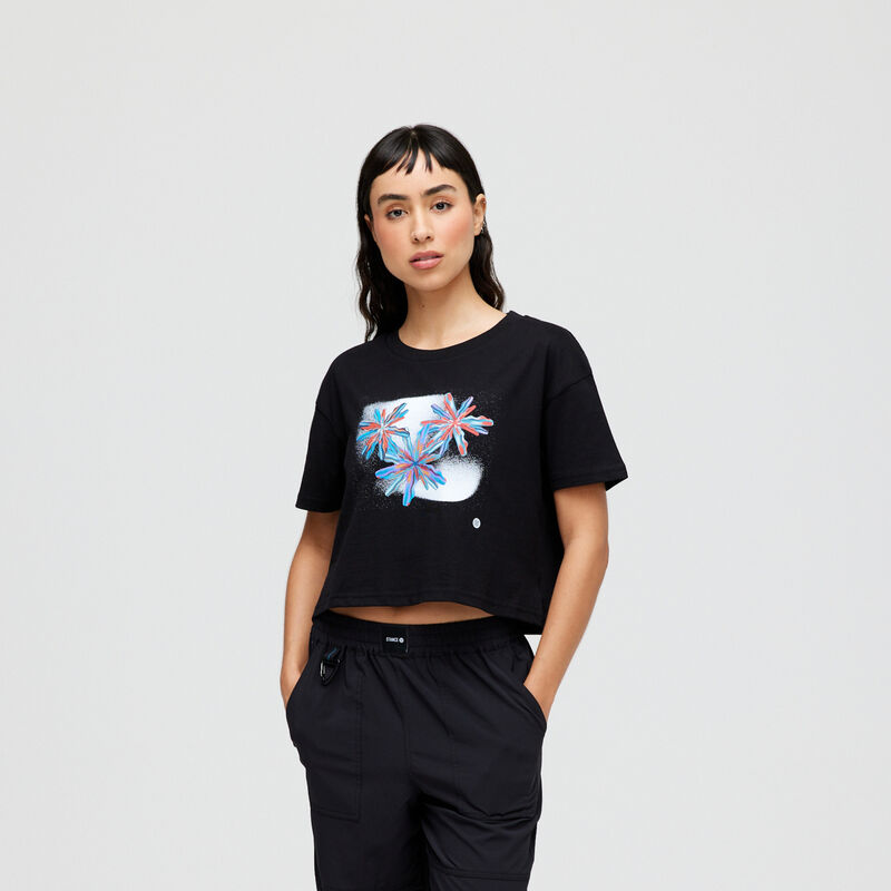 Melissa X Stance Womens' Coyoacan Crop T-Shirt image number 0