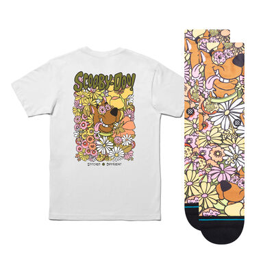 Scooby Doo X Stance T-Shirt & Poly Crew Socks 2 Pack
