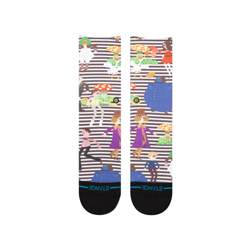 Willy Wonka By Jay Howell Kids Poly Crew Socks image number 1