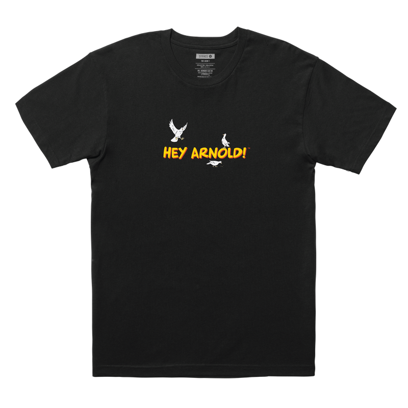 A3SS1D25HE | HEY ARNOLD STOOP SS | BLACK | XL