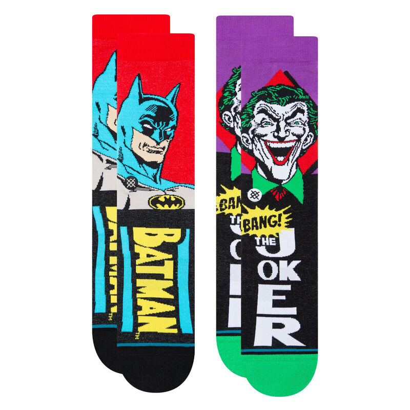 Batman X Stance Comic Crew Socks Set image number 0