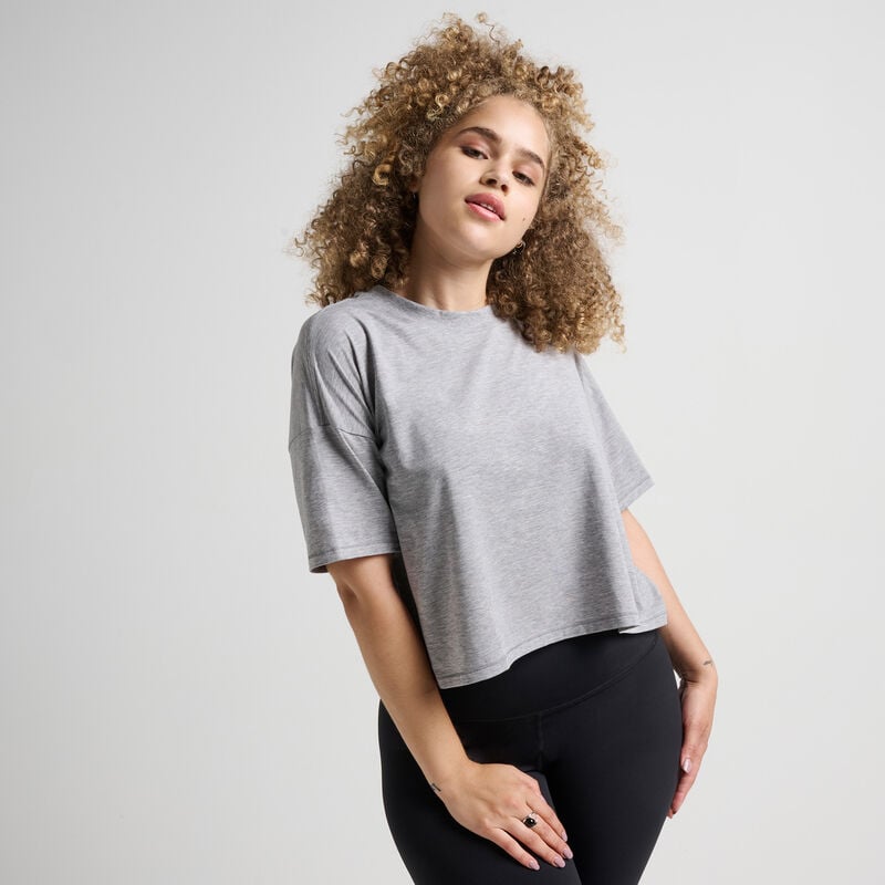 Womens' Lay Low Boxy Crewneck With                Butter Blend™