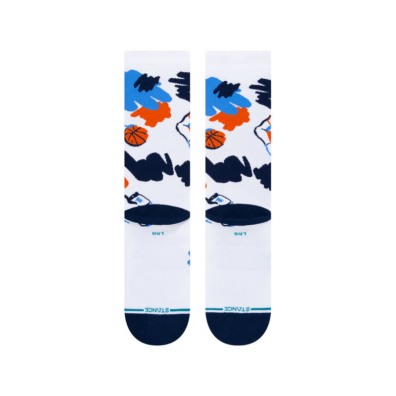 NBA X Stance Paint Collection Crew Socks image number 2