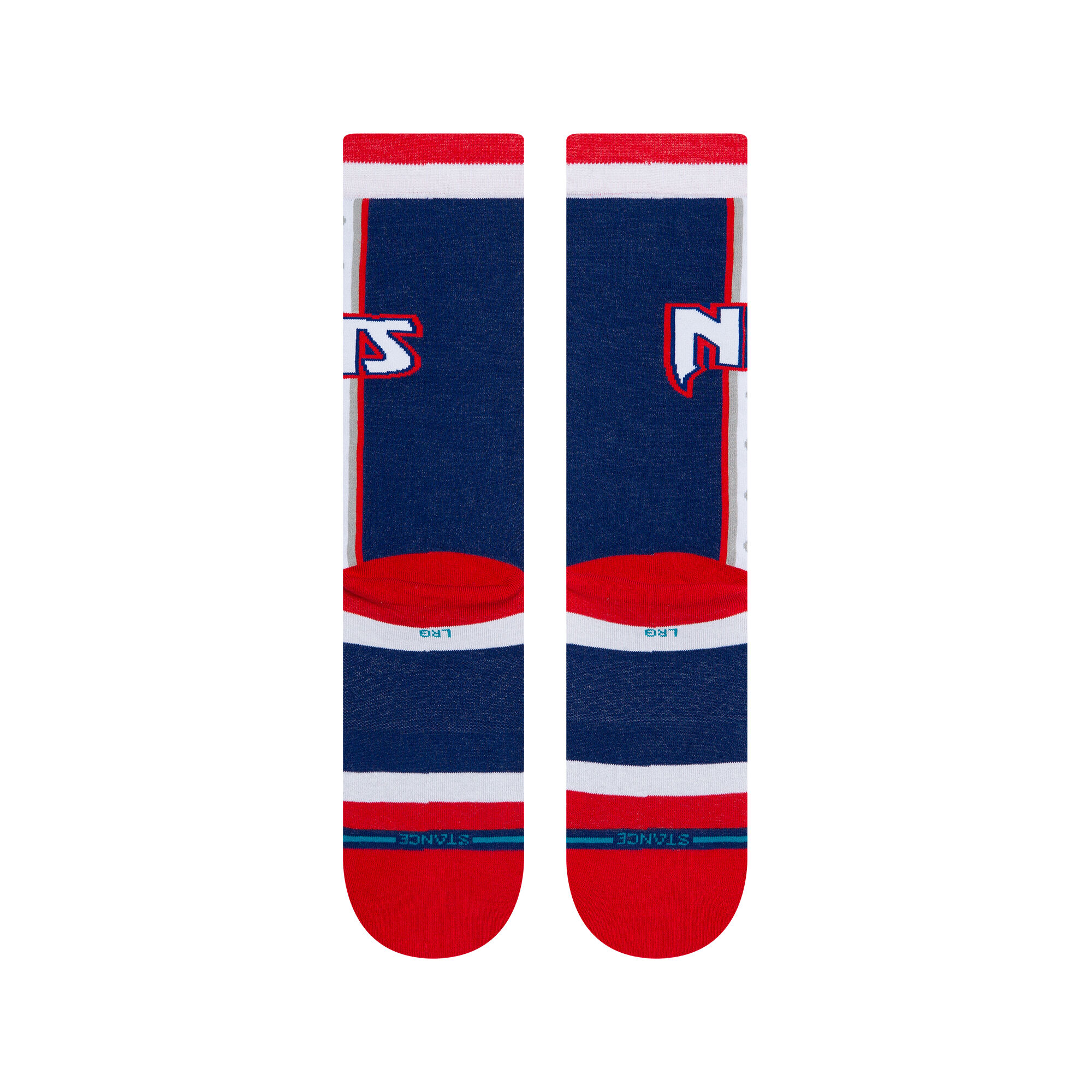 NWT Mens Stance Socks Brooklyn Nets sz 9-12 Large M558D5NETS