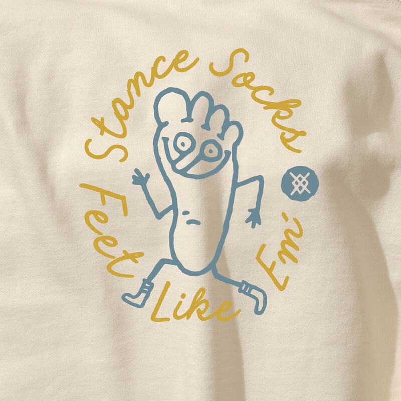 HAPPY FOOT HOODIE image number 2