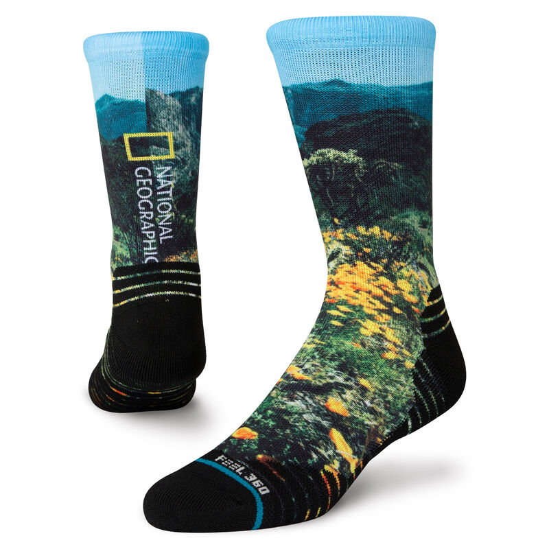 National Geographic Poppy Trails Crew Socks