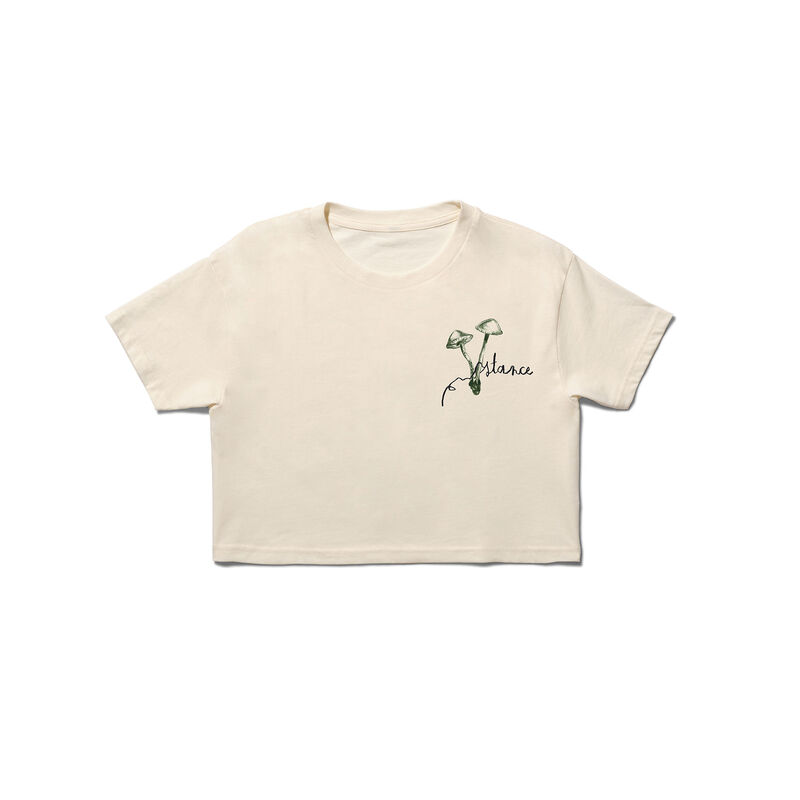 Shroom Stitch Crop T-Shirt image number 1
