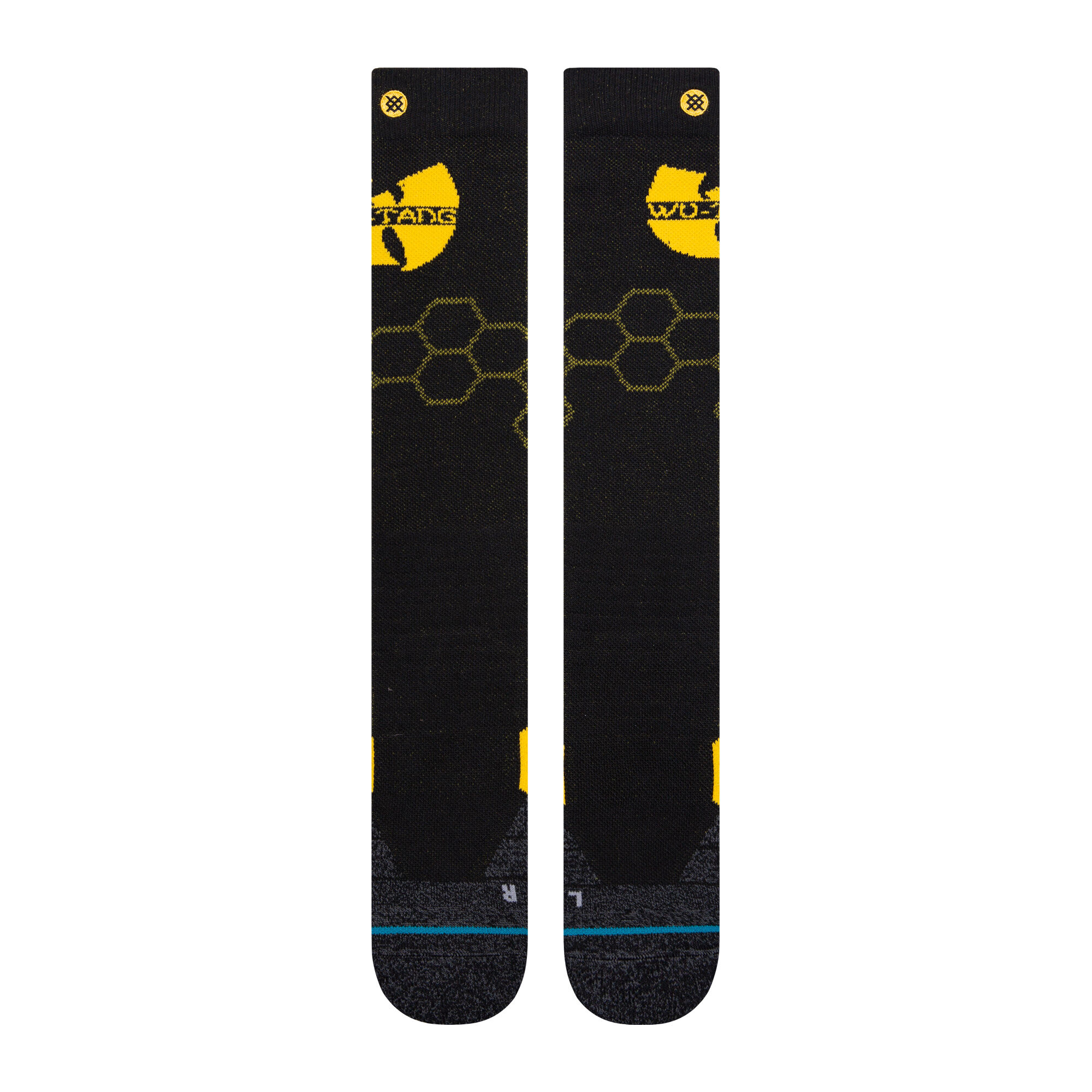 Black Stance Mens Snowboard/Ski S Stance x Wu Tang Hive Ski/Snowboard Socks 
