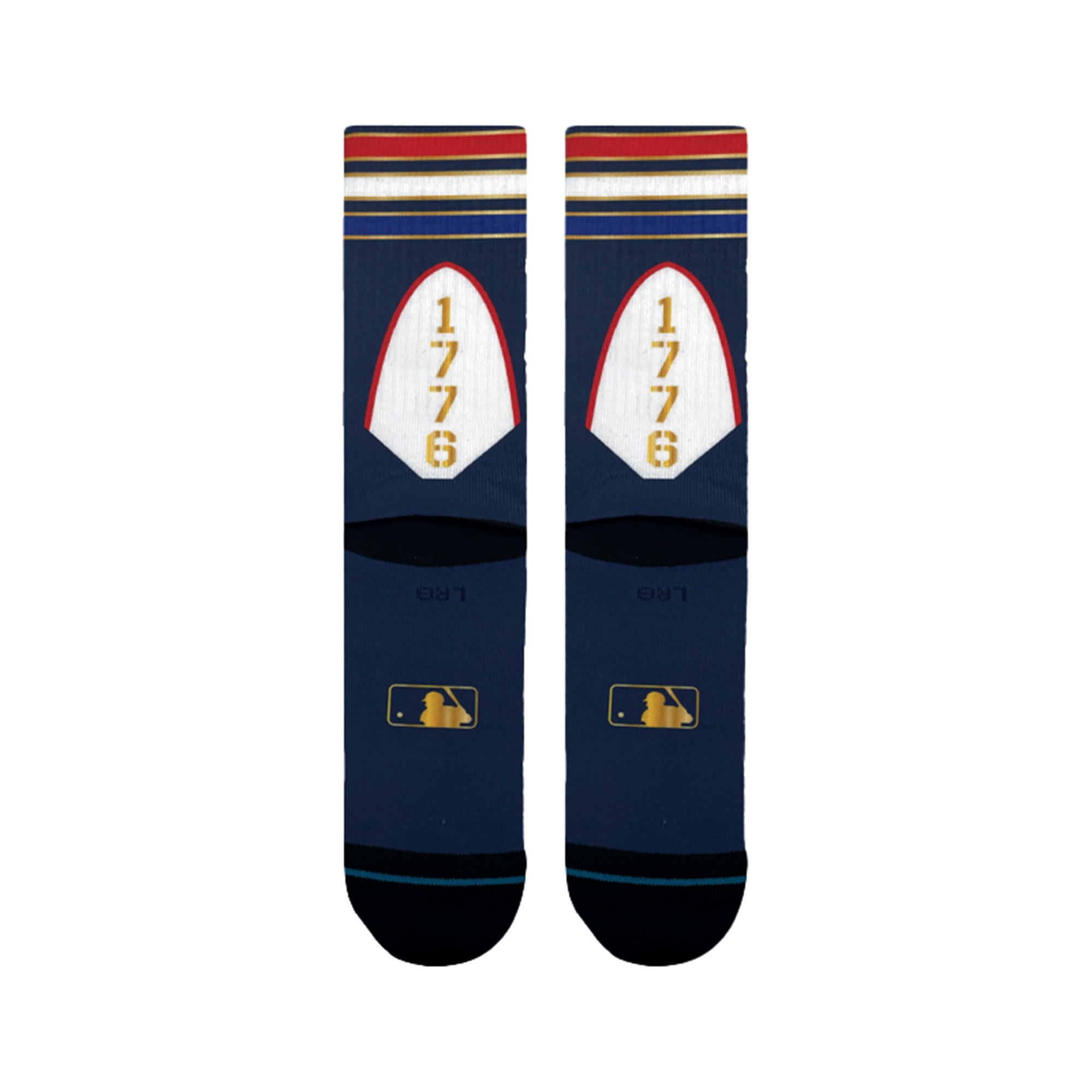 MLB 2024 Fourth Of July Poly Crew Socks Stance