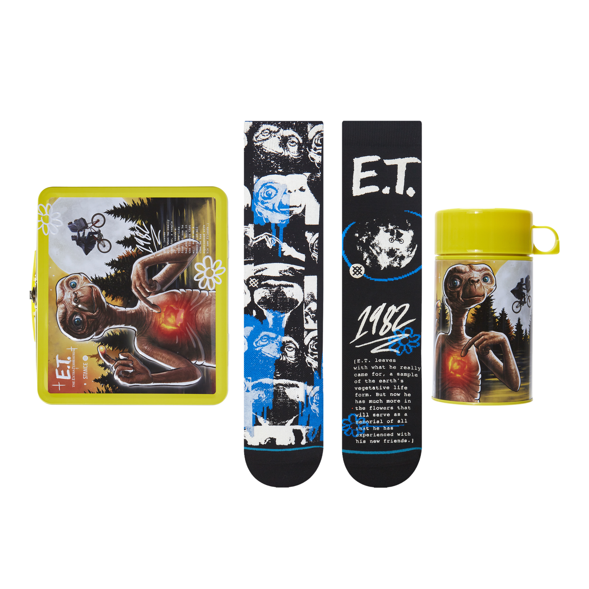 E.T. X Stance Mid Cushion Infiknit™ Cotton Blend Crew Socks Box Set | Stance