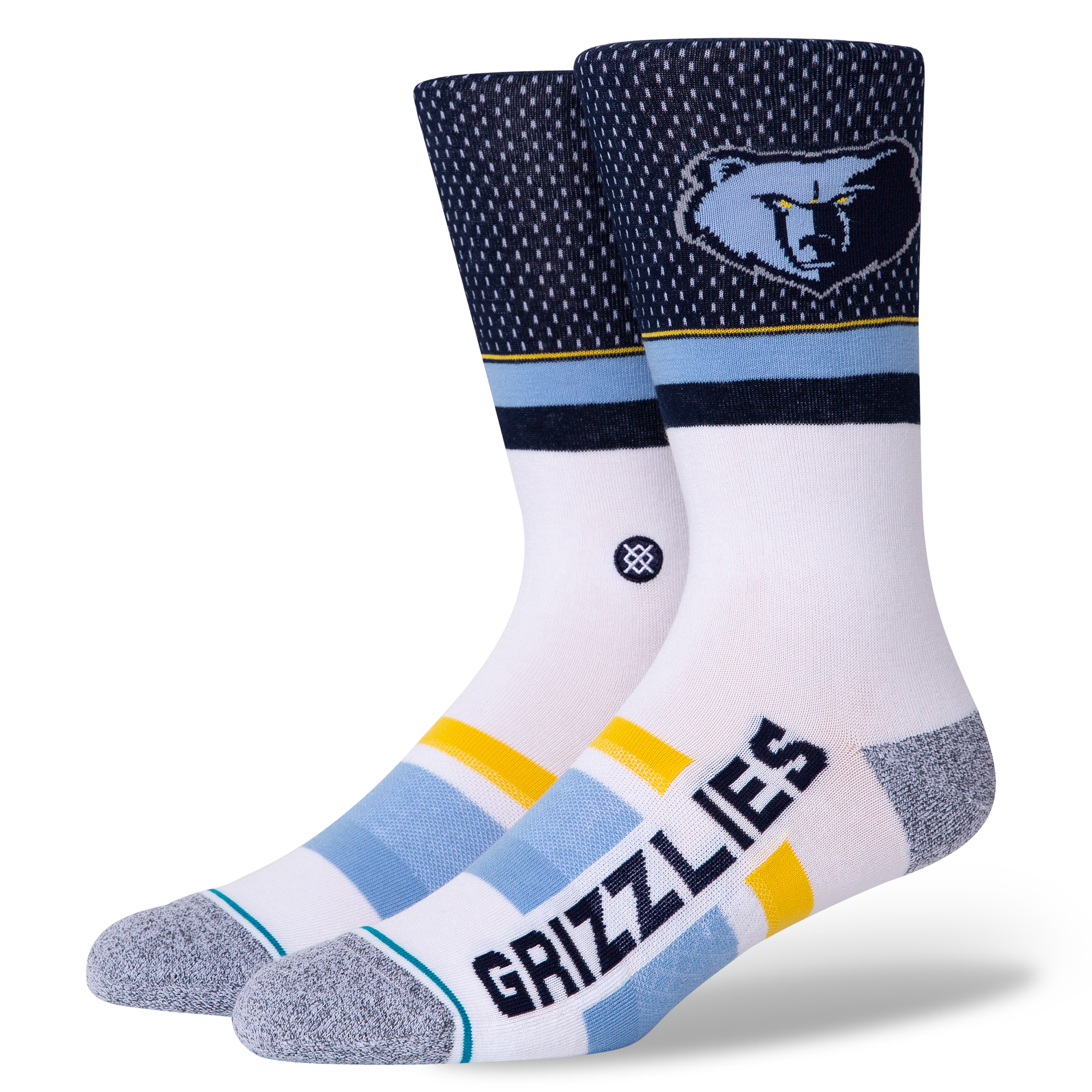 Memphis Grizzlies Shortcut 2 Infiknit™ Light Cushion Crew Socks | Stance