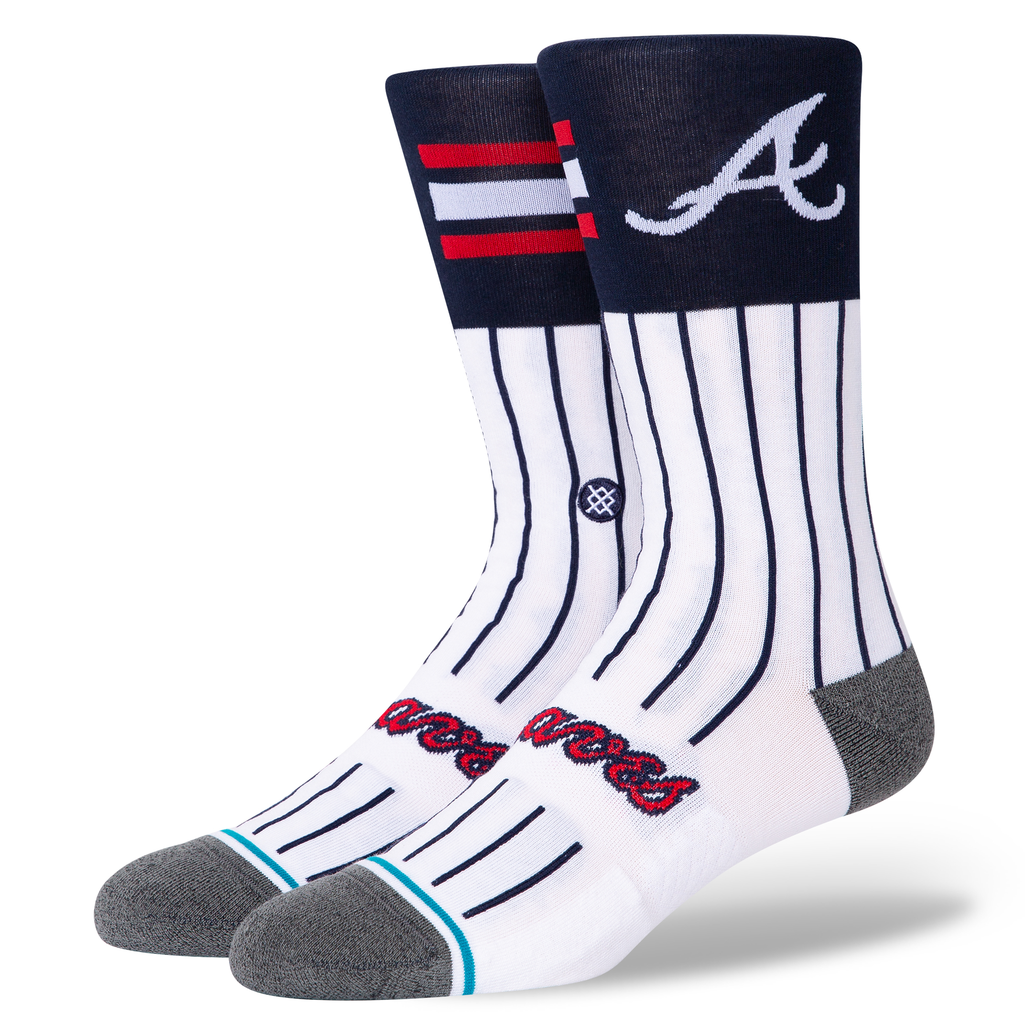 Atlanta Braves Color Crew Socks