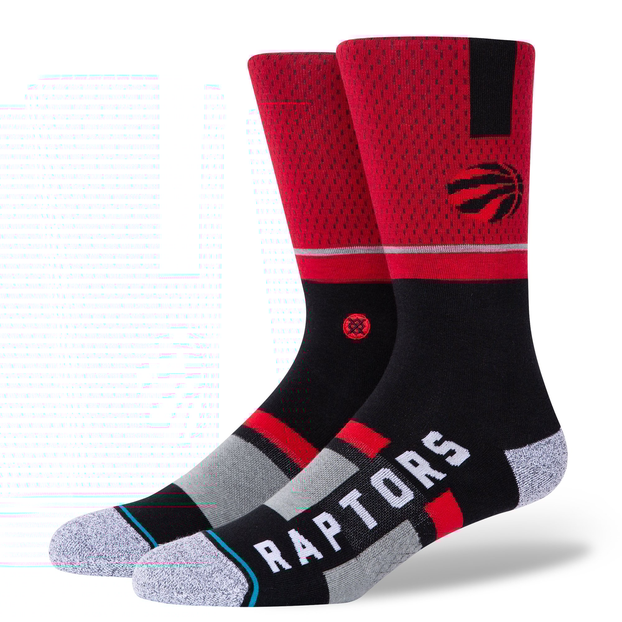 Toronto Raptors Shortcut 2 Infiknit™ Light Cushion Crew Socks | Stance