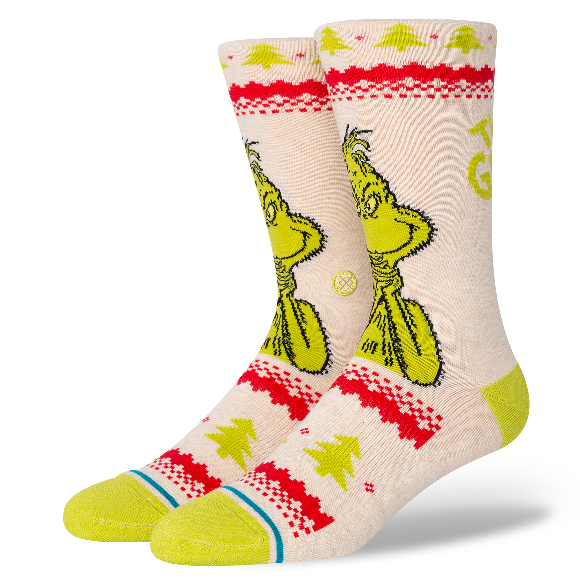 Men's Medium Stance Socks & Large 9-12 6-8.5 The Grinch 