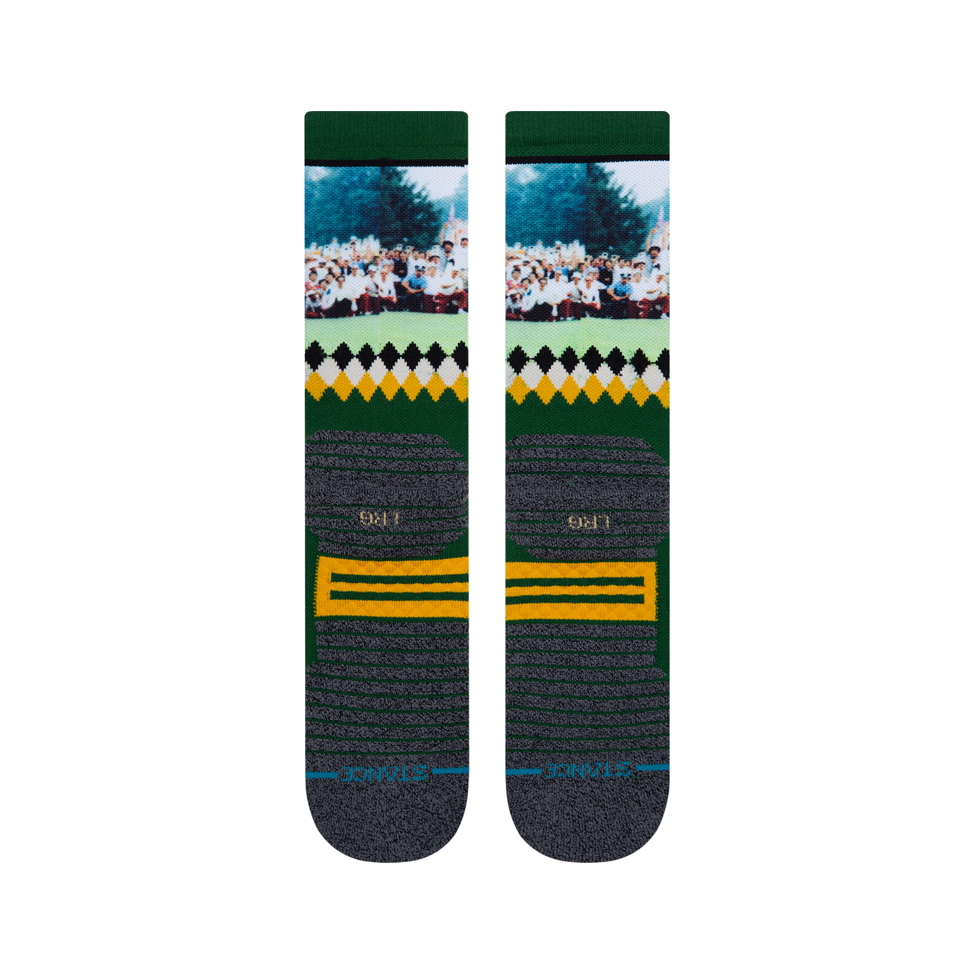 Jack Nicklaus 1980 FEEL360 Infiknit™ Mid Cushion Golf Crew Socks Stance