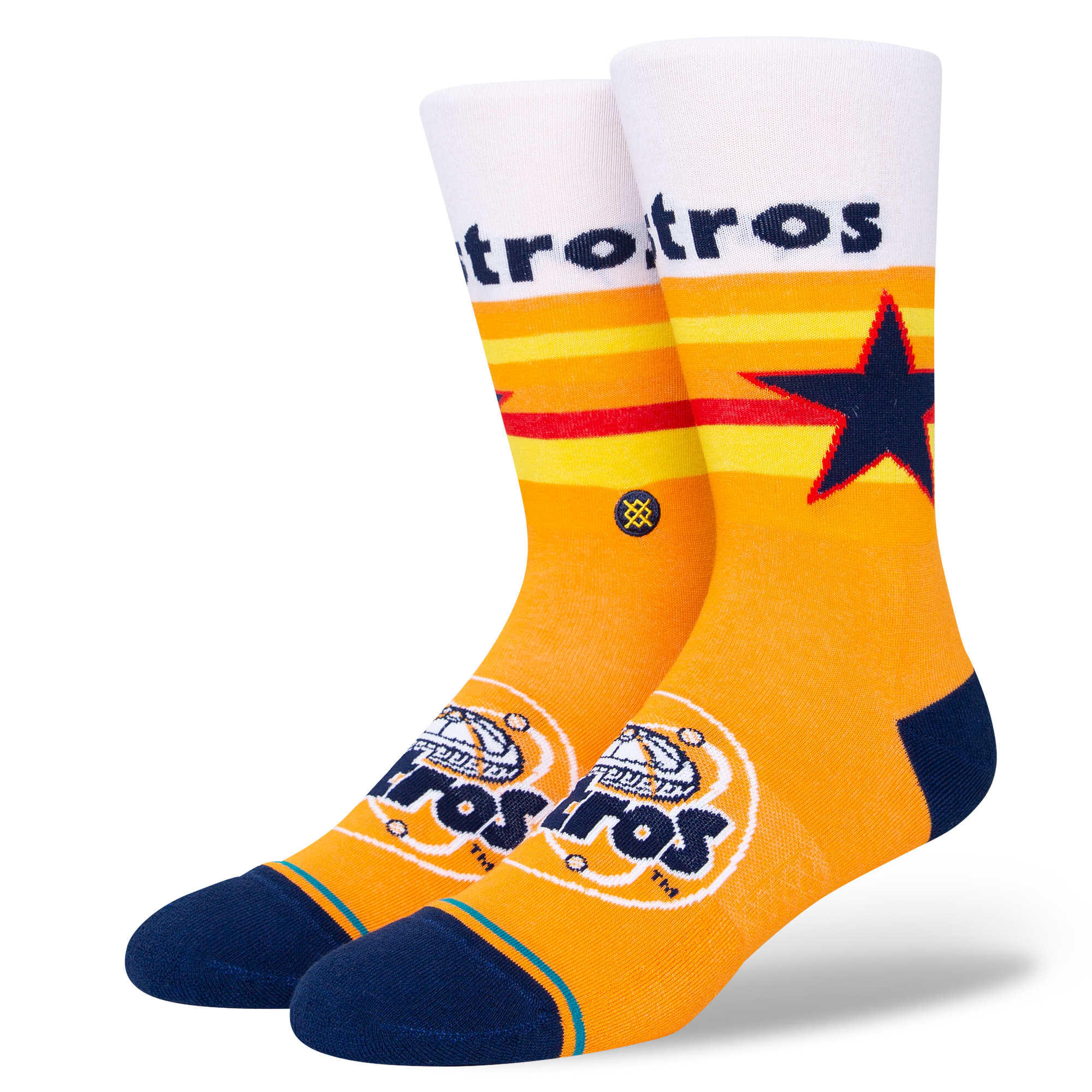 MLB Houston Astros Astrodome Crew Socks Stance
