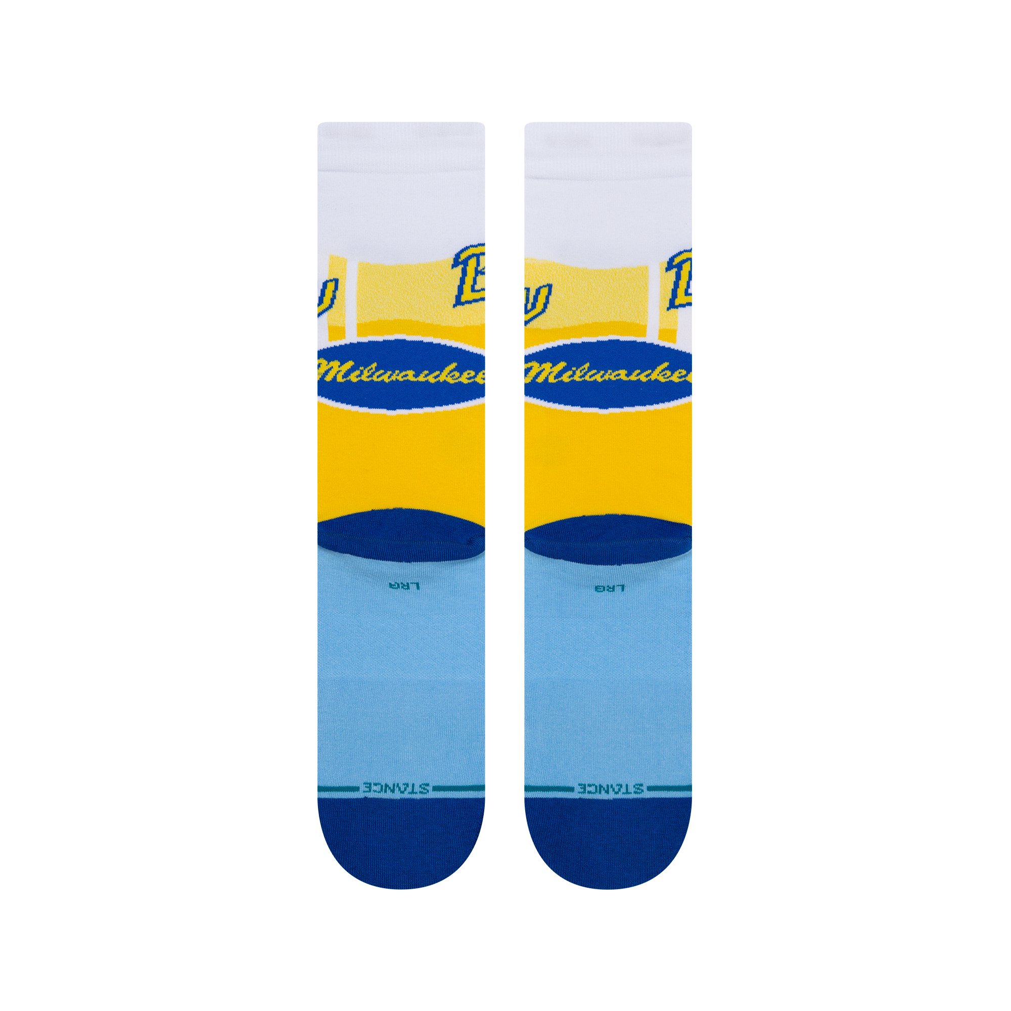 Stance|Milwaukee Brewers City Connect Crew Socks|White|L