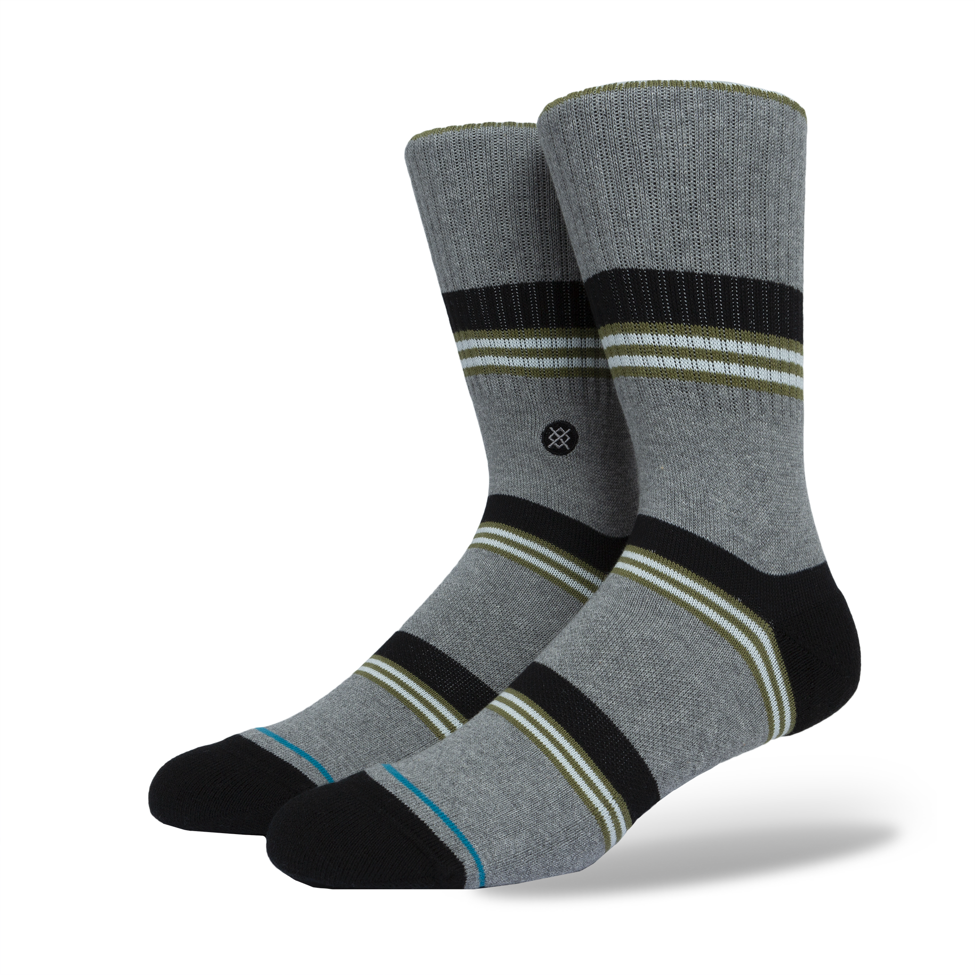 Erlesen Grand Mid Cushion Combed 3 Cotton Pack Stance Socks | Crew