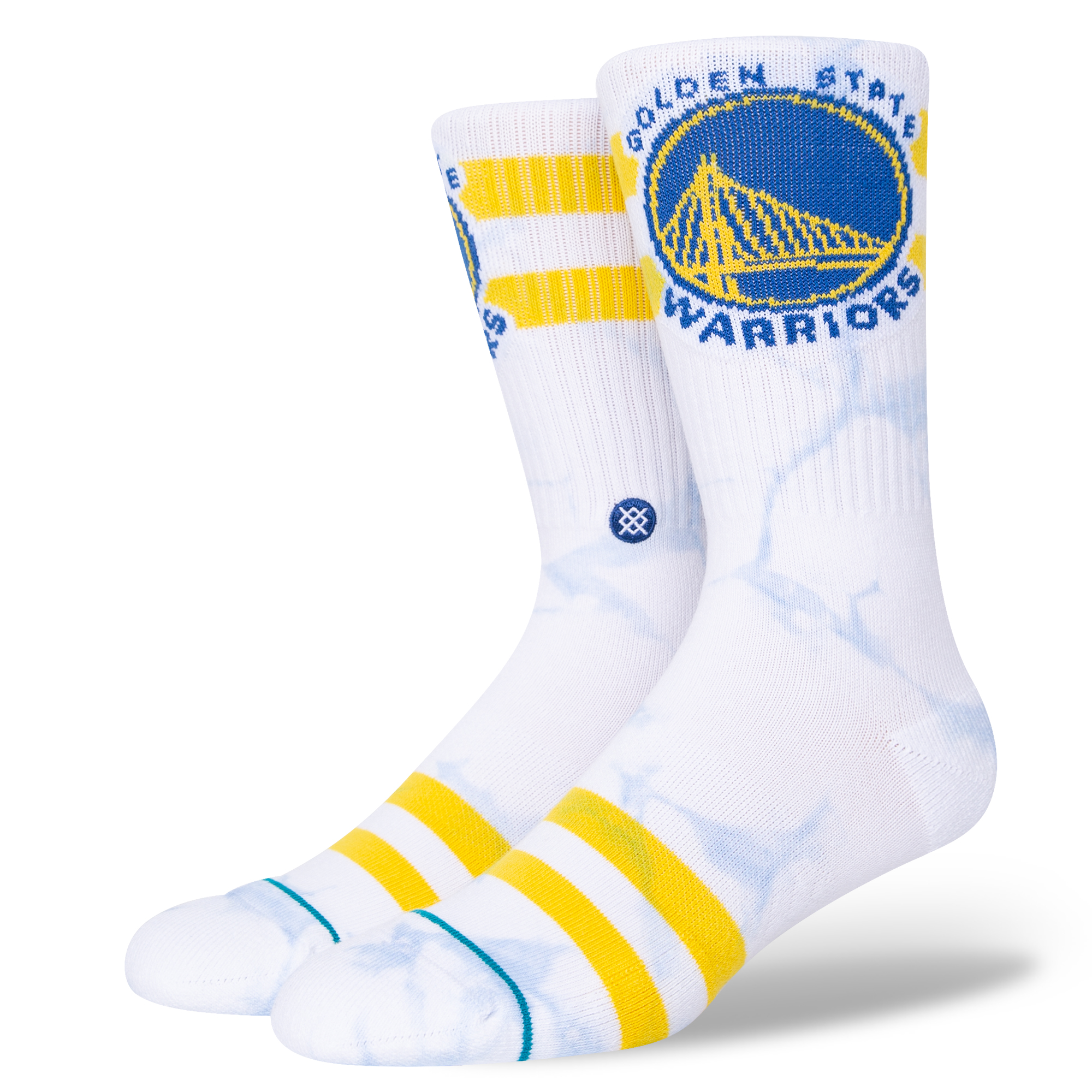 Nba Golden State Warriors Large Crew Socks : Target