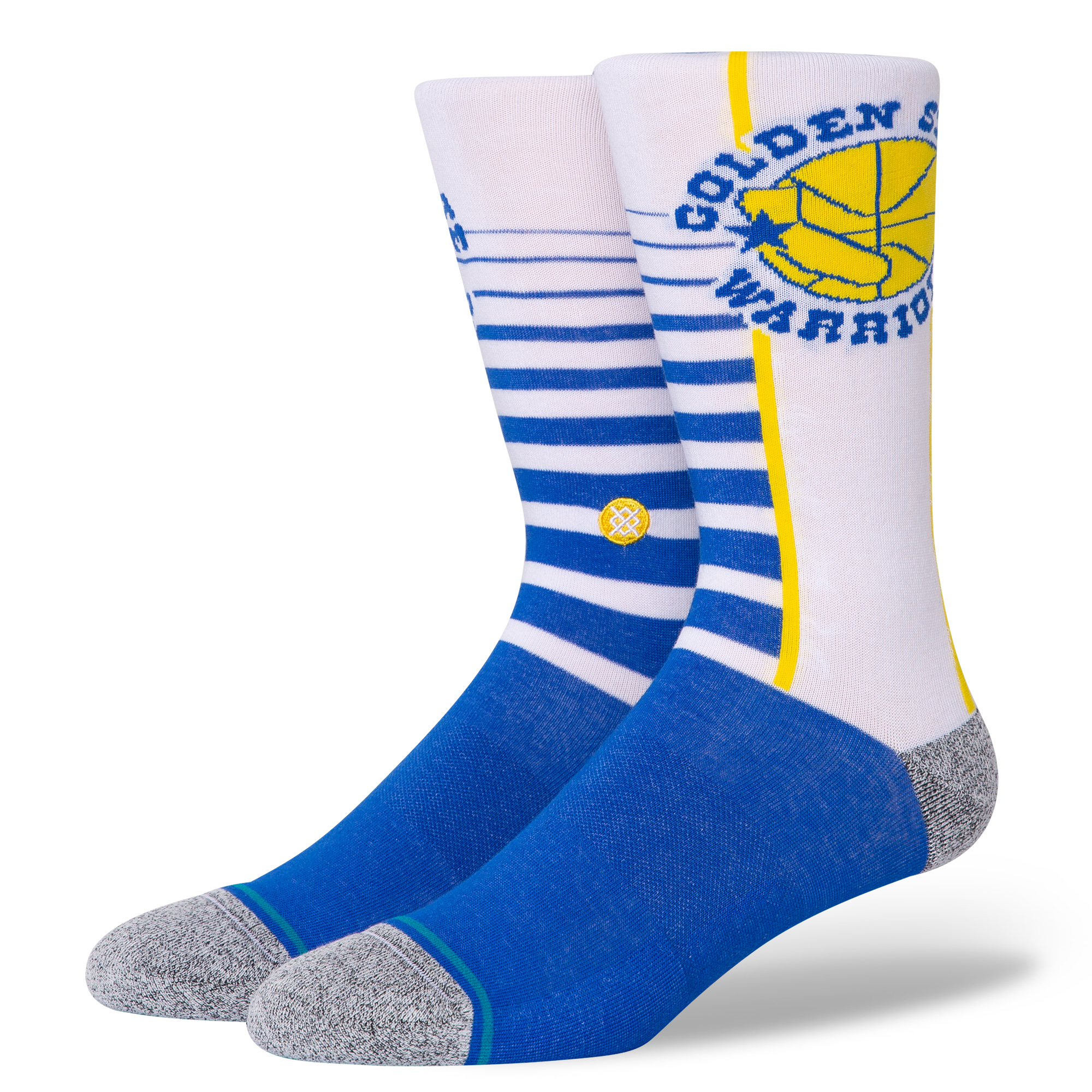 Nba Golden State Warriors Large Crew Socks : Target